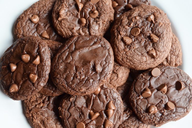 Chocolate Chip Brownie Mix Cookies