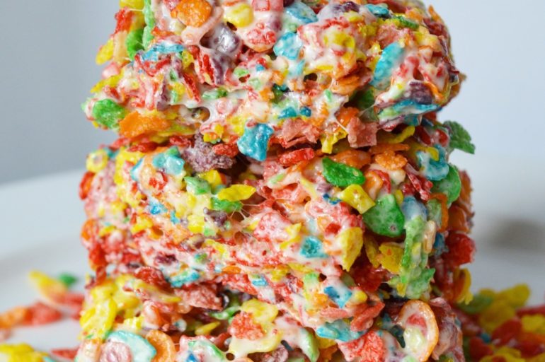 Fruity Pebble Marshmallow Treats